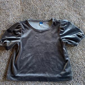 OLD NAVY VELOUR TOP